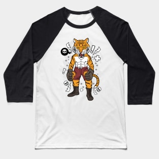 Tiger Boxer Baseball T-Shirt